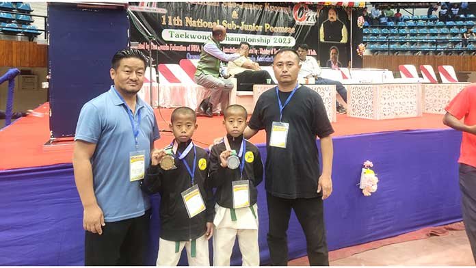 Naga twin brothers strike gold and silver at Taekwondo National Championship