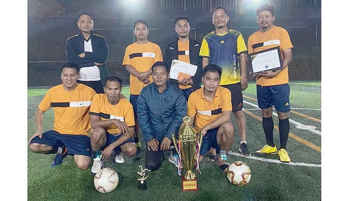 Revenant FC (S) lift 1st 35+ Revenant Futsal Trophy