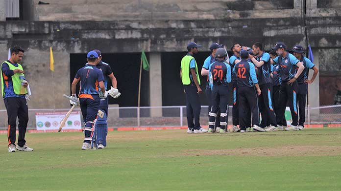 1ST NECDC cricket tournament: rain play spoilsport