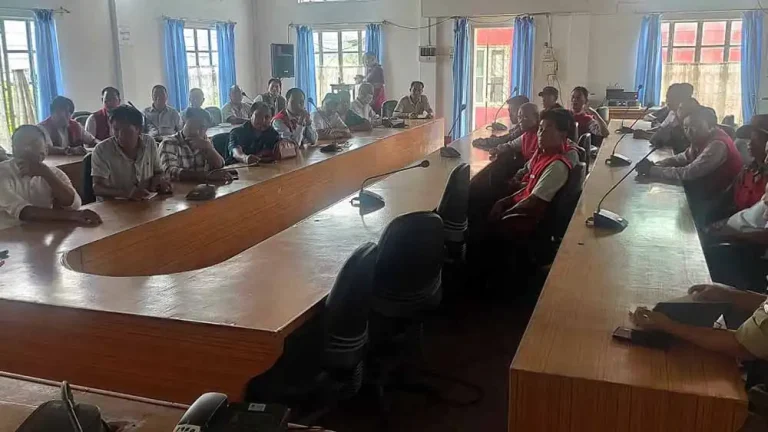 DC Wokha calls on meeting with various society stakeholders