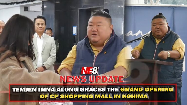 Temjen Imna Along graces the Grand Opening of CP Shopping Mall in Kohima