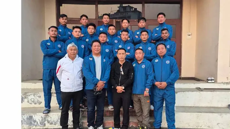 Nagaland volleyball team leaves for National Championship