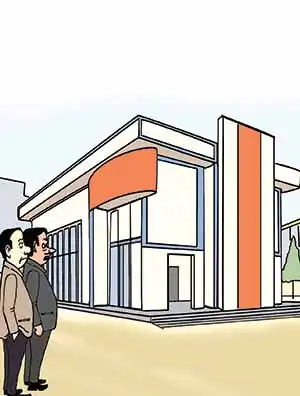 “What to do ? We spend huge amount for public buildings but public servants don’t work.”