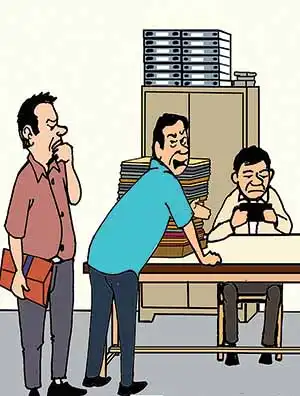 “He’s our tech-Guru. He has made soft copies of files in the mobile and can locate any instantly.”