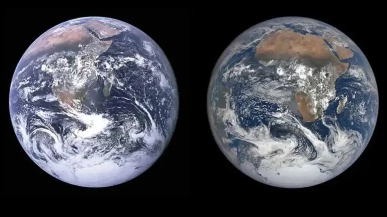 How 50 years of climate change has changed the face of the ‘Blue Marble’