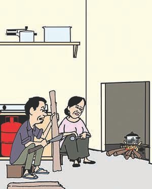 “Politicians will keep playing LPG politics during elections. So we must also depend on wood.”
